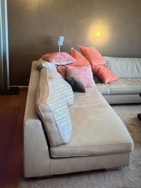 Image 1 of Sillón Minotti Hamilton de cuero beige