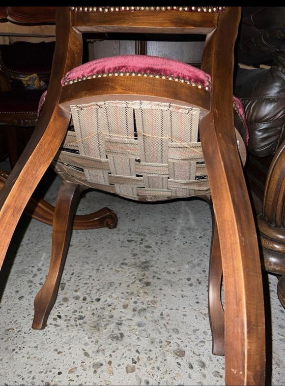 Image 1 of 6 barok eetkamer stoelen