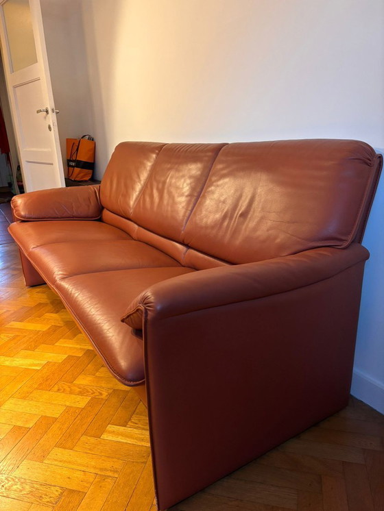 Image 1 of Leolux Bora Beta Axel Enthoven Cognag three-seater