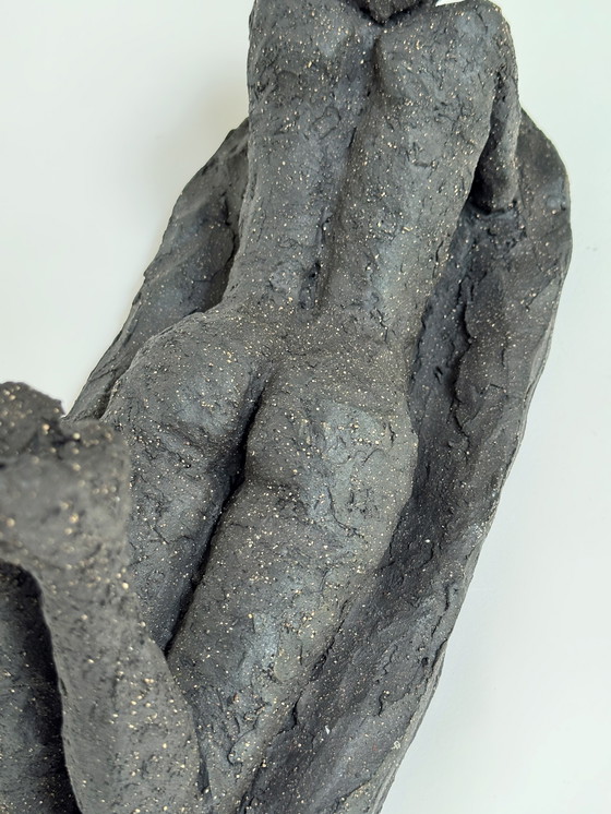 Image 1 of Yolande Ide (1931) - Terracotta Sculpture: “A Lying Woman”