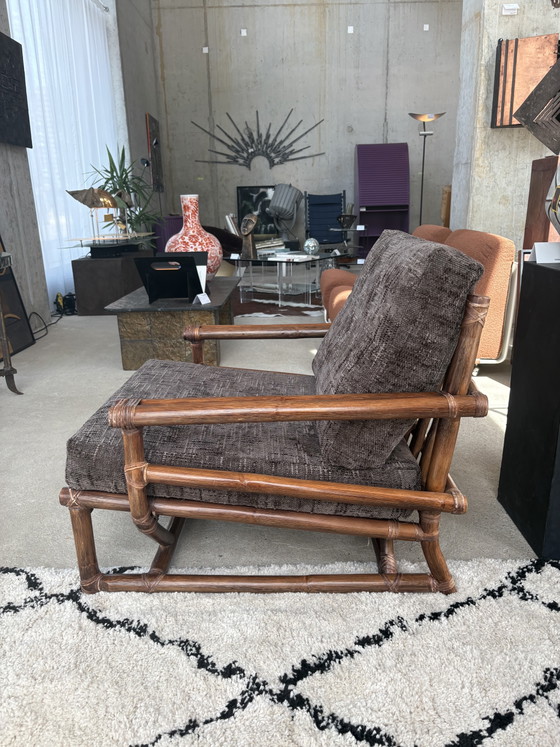 Juego (3) de sillones y mesa auxiliar McGuire – Mc Guire, Bamboo, Wood (photo 3 of 6)