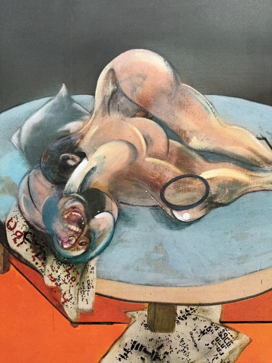 Francis Bacon (1909-1992), Marlborough Gallery, 1980,  Orginal Vintage Exhibition Poster, Paper, Multi Color (photo 6 of 11)