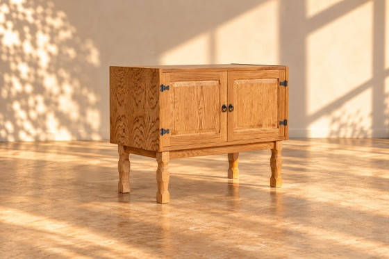vintage sideboard | brutalist kastje | jaren 60 | Deens – Dressoirs, Metaal (photo 7 of 7)