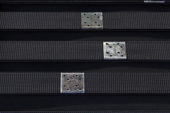 Image 1 of Lc4 Le Corbusier, Cassina, Charlotte Perriand lederen stoelstoelen