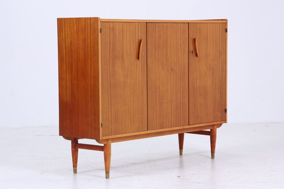 Image 1 of Bellissima credenza d'epoca anni '60 - Mid Century - armadio a cassetti in legno #04-76
