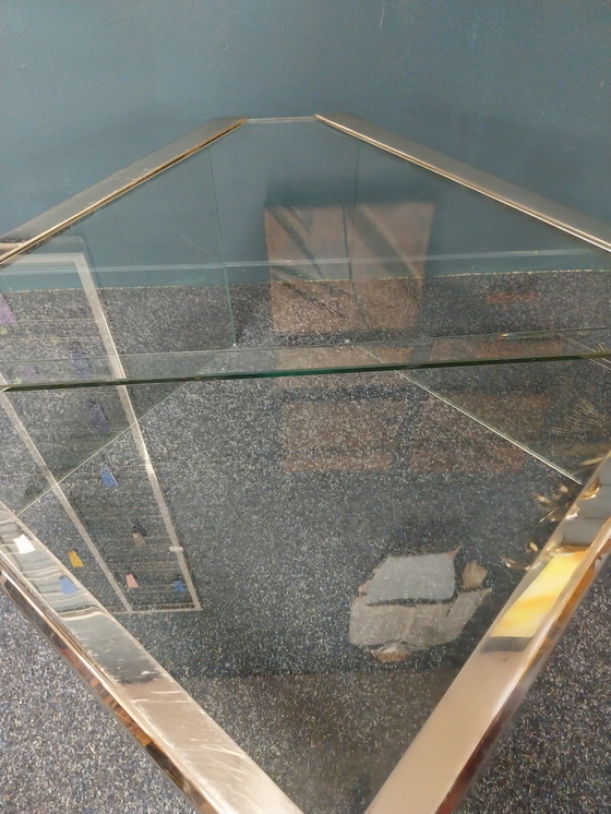 Image 1 of 1 x set of 2 gallotti and radice triangle nesting tables. 1970's