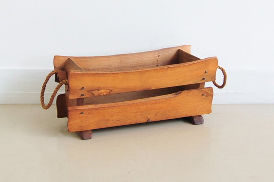 Image 1 of porta riviste in legno