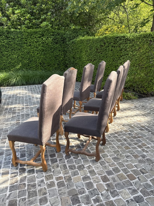 8 eetkamerstoelen