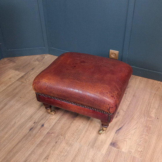 Image 1 of Vintage sheepskin stool