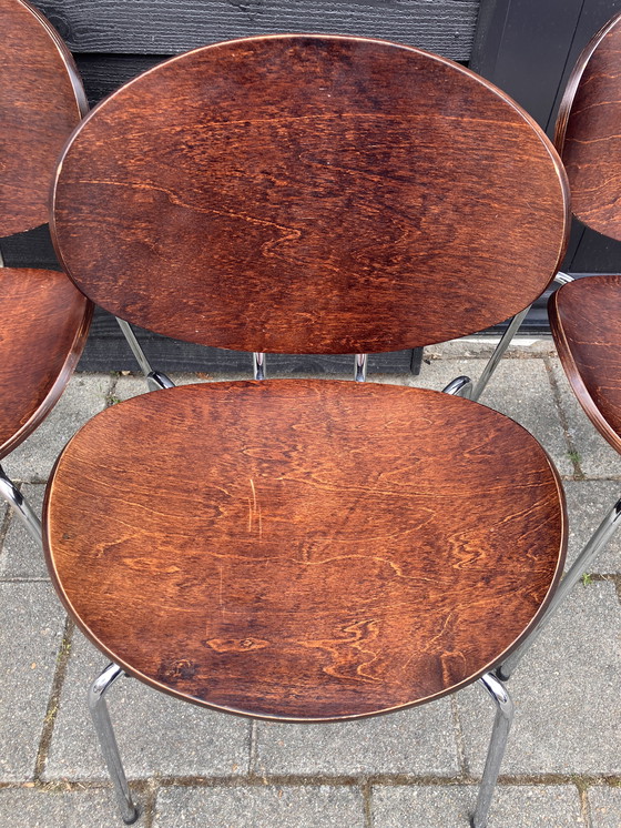 Image 1 of 4x Kurvenstuhl Carsten Buhl