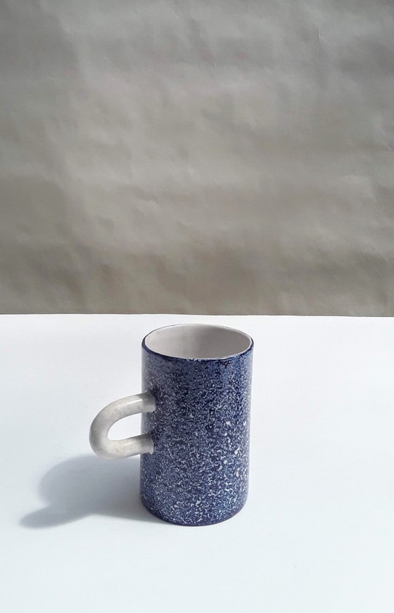 Image 1 of Guido Gambone 1950s Candlestick and Cup for De Bijenkorf - Amsterdam