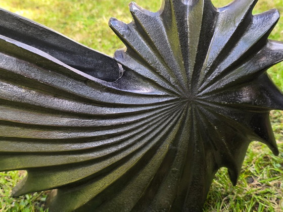 Image 1 of Set Of 2 Large Aluminum Vases, Falling Star