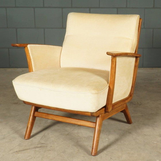 Fauteuil cocktail/salon vintage – années 1960 – Textile (photo 7 of 12)