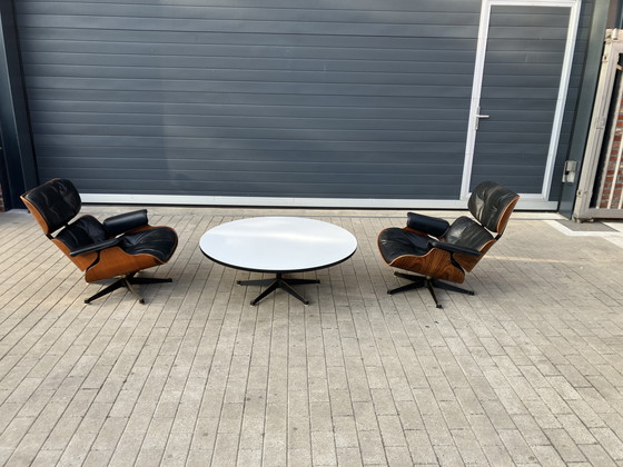 Image 1 of 2x Eames Lounge Chair Contura/Fehlbaum 1950er Jahre