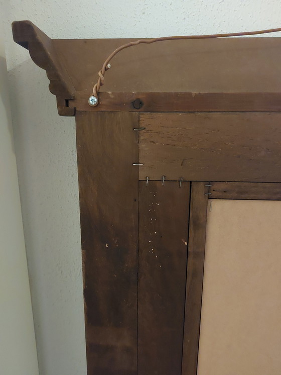 Image 1 of Miroir en bois vintage