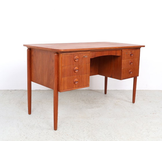 Scrivanie vintage danese in teak, anni '60, Legno, Marrone, Mid Century Modern (foto 7 di 12)