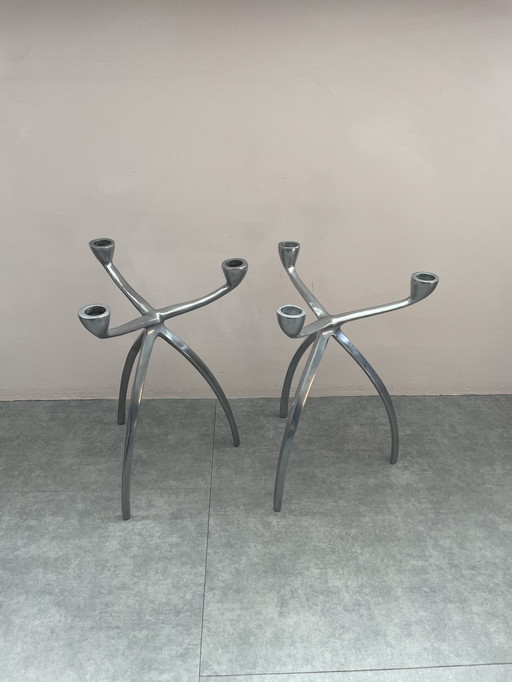 Tripod kandelaars Bijenkorf