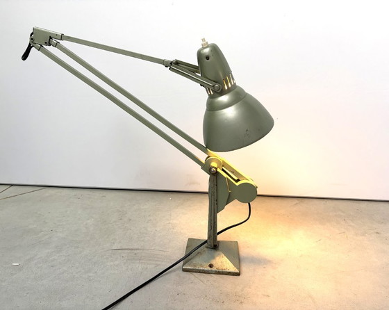 Lampada da officina articolata di Erpe, Belgio, anni '50 – Lampade da tavolo, Metallo (photo 6 of 14)