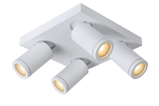 Lucide TAYLOR Bathroom Ceiling Spotlight – Dim to Warm – White