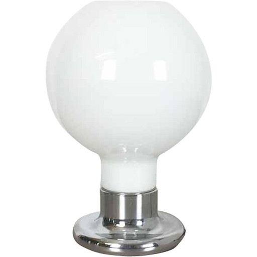 Vintage metal and glass table lamp for Cosack, Germany 1970