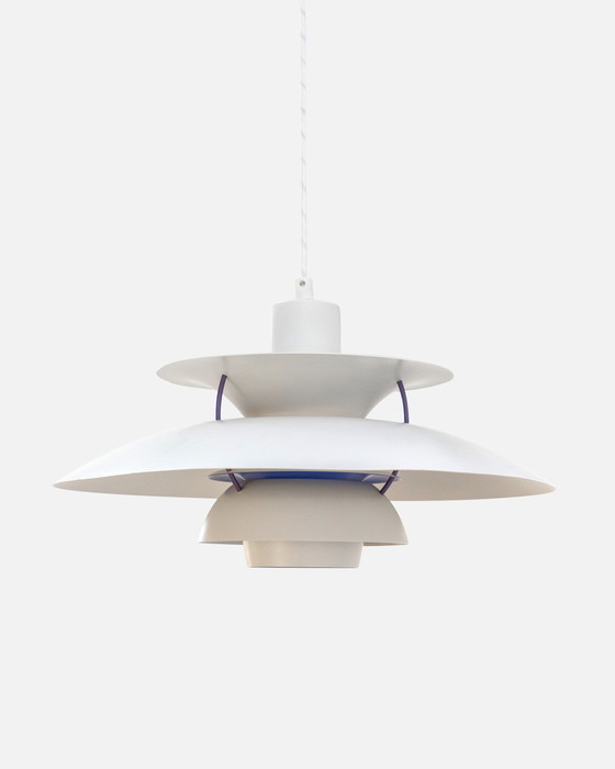 Image 1 of Danish PH5 Pendant Lamp by Louis Poulsen in White