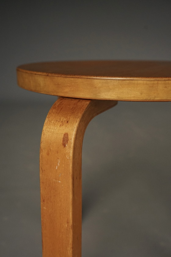 Image 1 of Alvar Aalto model 60 stool for Artek, 1960s 