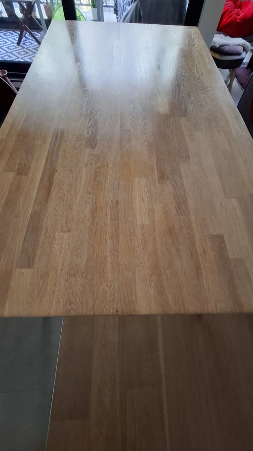 Ethnicraft Table 6P – eettafels, Metal, Wood (photo 2 of 7)
