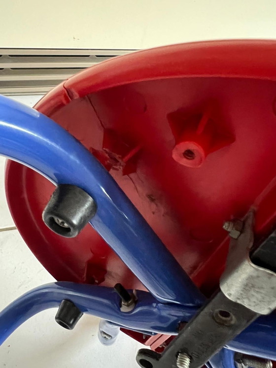 Image 1 of Puzzel kinderstoel IKEA Memphis stijl Knut Marianne Hagberg jaren 80