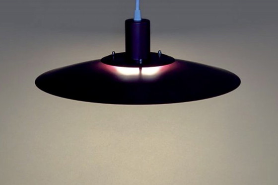 Vintage Scandinavische schalenlamp; Denemarken, 1970s – Design Light A/S, Hanglampen, Metal (photo 9 of 10)