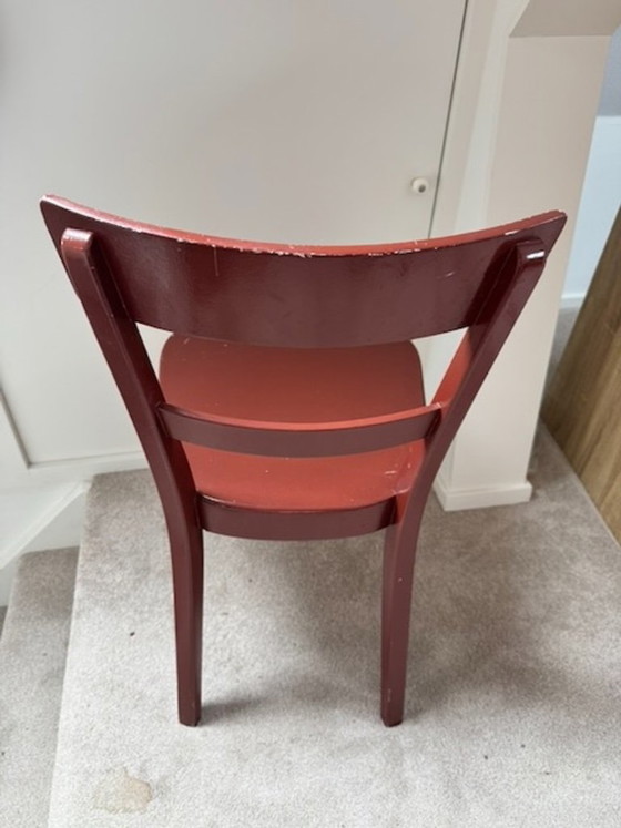 Set van 8 originele vintage Horenglarus stoelen – Zwitsers design – Horgenglarus, Eetkamerstoelen, Wood (photo 13 of 29)