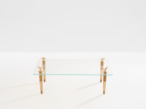 Mesa de centro Garouste & Bonetti de roble macizo y cristal bronce, 1995 – salontafels, Bronze (photo 2 of 9)
