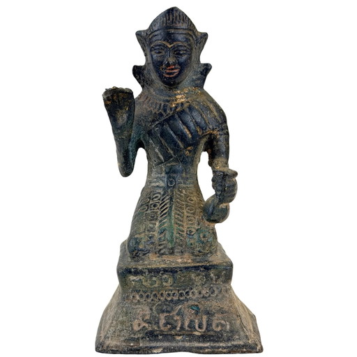 Nang Kwak Thailandese – Statuetta di Prosperità in Bronzo – 11,3 cm