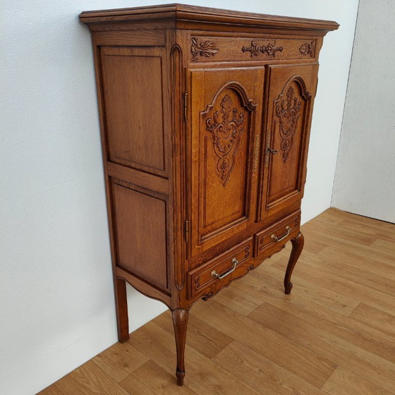 Image 1 of Buffet, commode, meuble bar et meuble hi-fi de style Queen Anne vintage