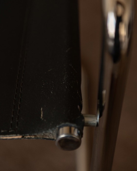 Image 1 of Vintage Bauhaus chrome leather cantilever chair – Mart Stam / Marcel Breuer style