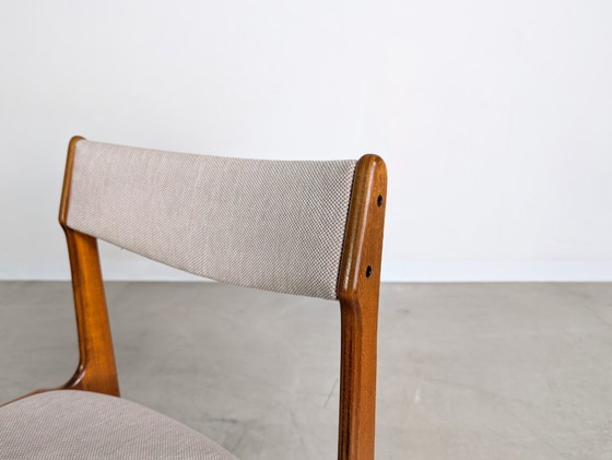 Image 1 of Set originale di 6 sedie Erik Buch, stile metà secolo, teak vintage