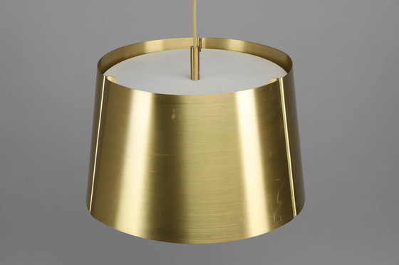 Image 1 of Onas Lindvall Taklampa, Lindvall W124, for wästberg - brass and plastic