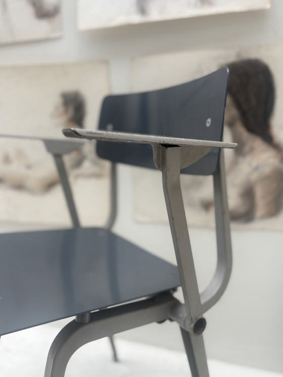 Revolt Folding Chair Friso Kramer – Eetkamerstoelen, Metal (photo 3 of 9)