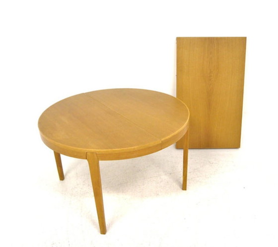 Scandinavische Eiken Eettafel, 1960, Scandinavian (foto 6 van 7)