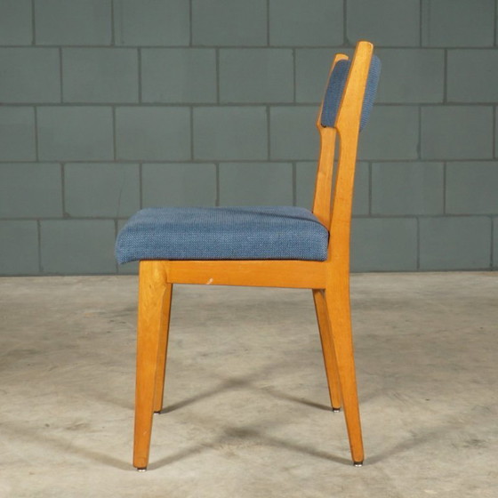 Image 1 of Set of 6 vintage dining chairs – blue