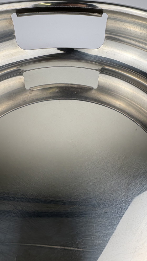 Image 1 of Sphera Sambonet bol / plateau design en acier inoxydable chromé