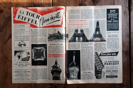 Image 1 of Original Le Journal de Tintin No. 523, October 1958 – Tintin au Tibet First Issue – 2C38