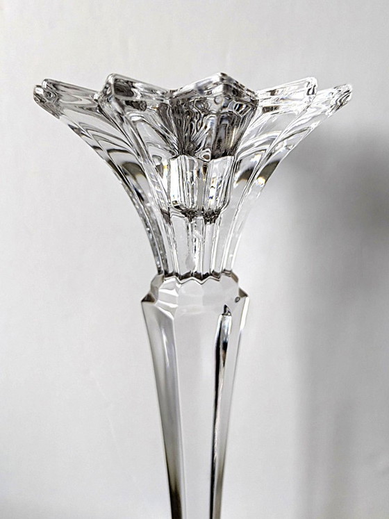 Image 1 of Set di 2 candelabri in cristallo Mikasa Excelsior, 24,5*7,5 cm.