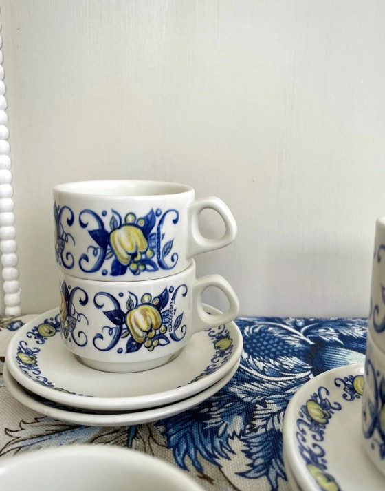 Tazzine e piattini da caffè espresso vintage Villeroy & Boch Cadiz, set da cinque – Stoviglie, Porcelain (photo 6 of 6)