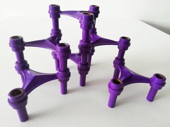 Image 1 of Set portacandele viola stile BMF Nagel