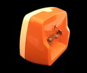 Vintage JAZ Discreto “CLAUSIC” alarm clock – French design, orange, 1970s