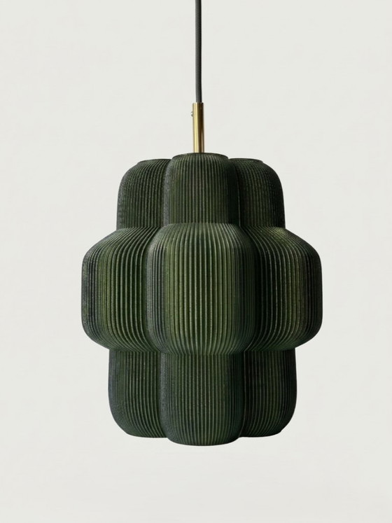 Image 1 of Petulia M "Olivine" ByLucop - Organic Sculptural Pendant Lamp - Artisan 3D Printed Design