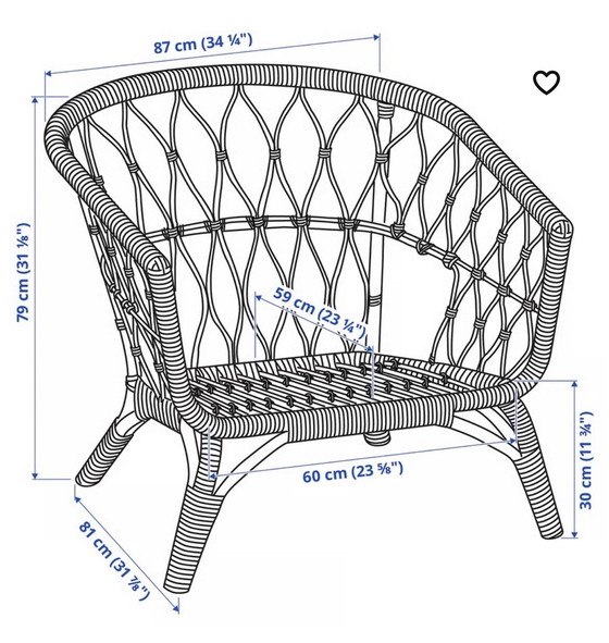 Image 1 of Comoda poltrona della serie IKEA Stockholm