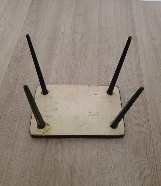 Image 1 of Table d'appoint Vaza Roden avec tableau en carreaux