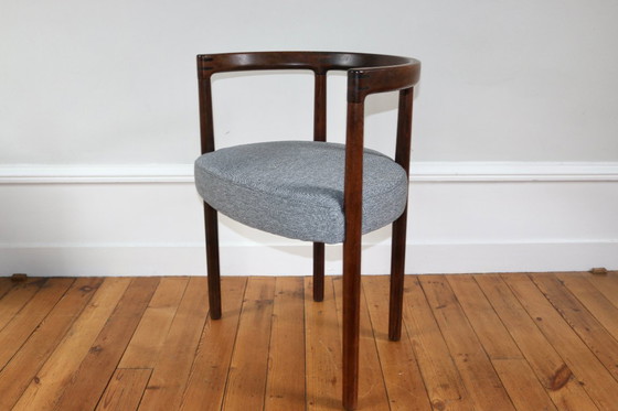 Image 1 of Fauteuil bridge scandinave palissandre Ole Gjerlov-Knudsen, 1960