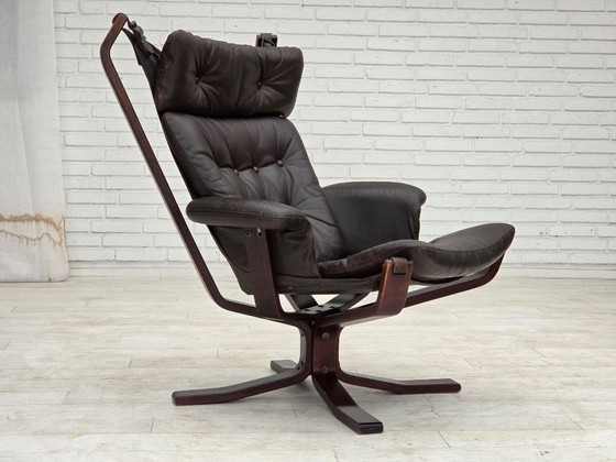 Anni '70, sedia norvegese di Sigurd Ressel, modello "Falcon". – Poltrone, Legno (photo 19 of 19)